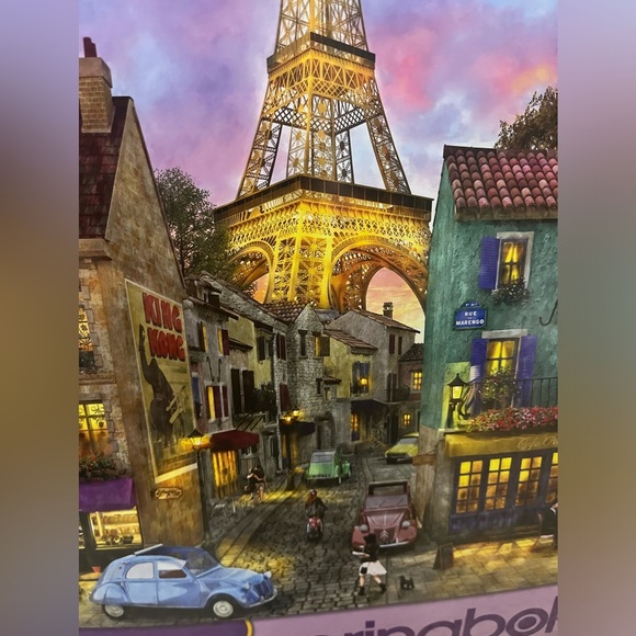 Springbok 1000 Piece Jigsaw Puzzle Eiffel Magic Eiffel Tower Paris New Sealed - Picture 3 of 14